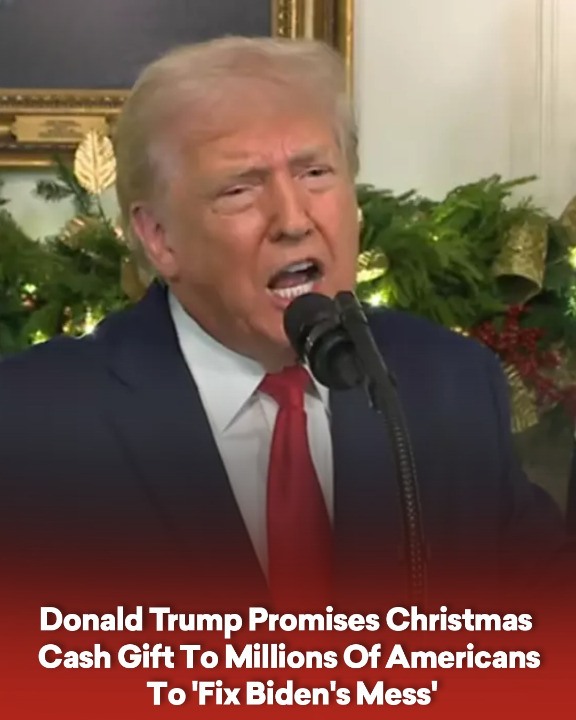 Donald Trump Promises Christmas Cash Gift To Millions Of Americans To ‘Fix Biden’s Mess’