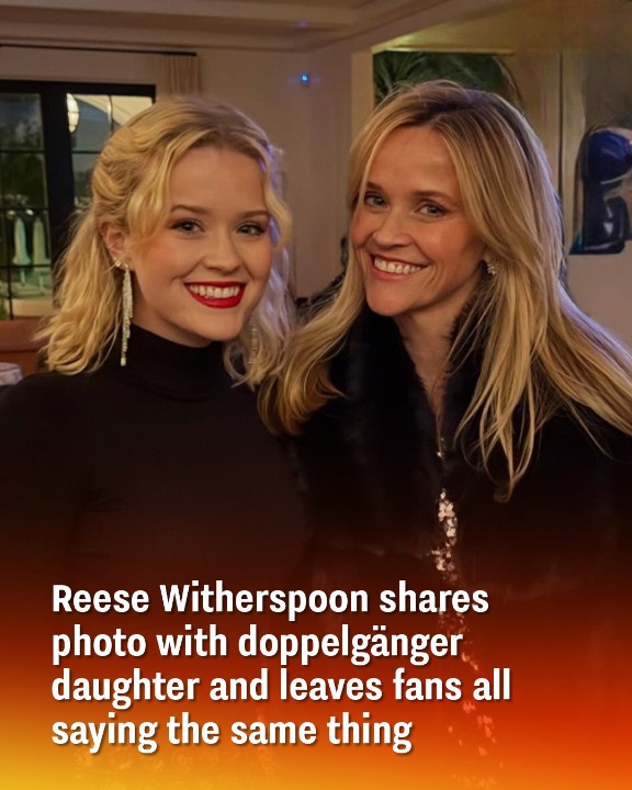 Reese Witherspoon shares photo with doppelgänger daughter and leaves fans all saying the same thing