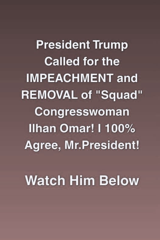 Trump Addresses Ilhan Omar’s Statement