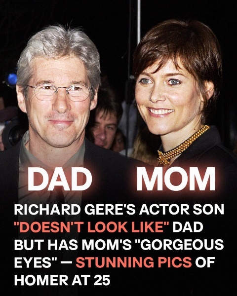 Richard Gere’s 25-year-old son Homer stuns fans with his looks as news of his latest project surfaces
