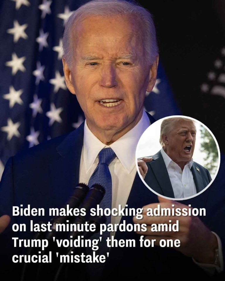Biden makes shocking admission on last minute pardons amid Trump ‘voiding’ them for one crucial ‘mistake’