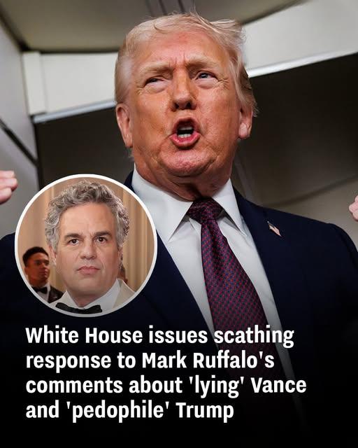 White House issues scathing response to Mark Ruffalo’s comments about ‘lying’ Vance and ‘pedophile’ Trump