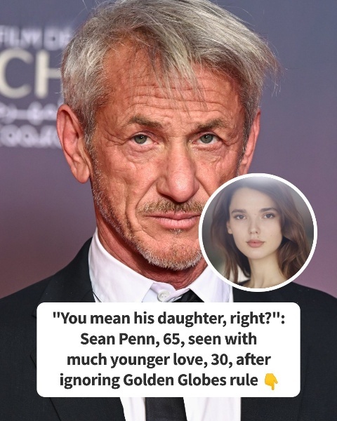 At 65, Sean Penn was seen with his 30-year-old love interest, raising eyebrows for ignoring Golden Globes protocol