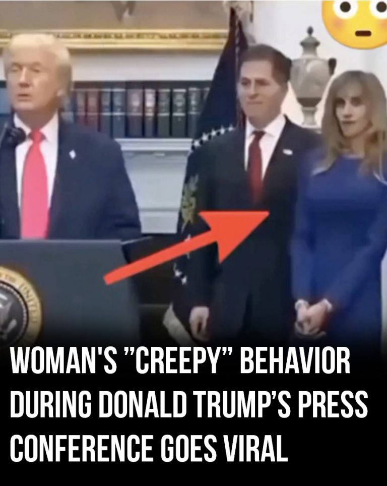 Billionaire’s ‘creepy’ moment with Trump goes viral