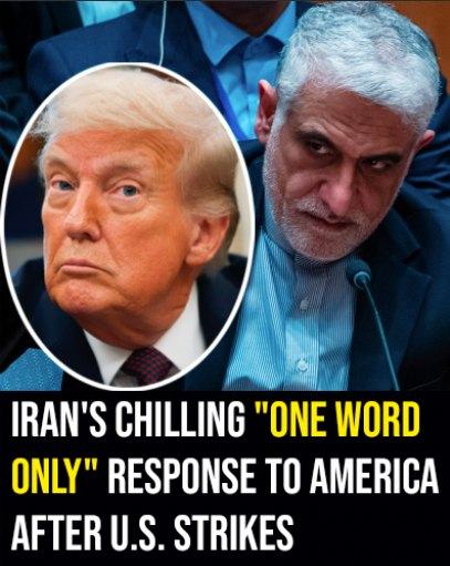 Iran’s chilling “one word only” response to America after U.S. strikes