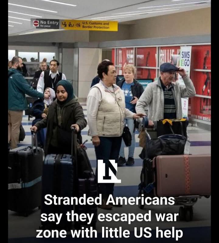 Stranded Americans Say They Escaped War Zone With Little Us…see first comment 